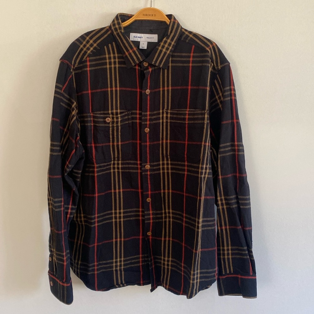 Old Navy Plaid Button Down Shirt
